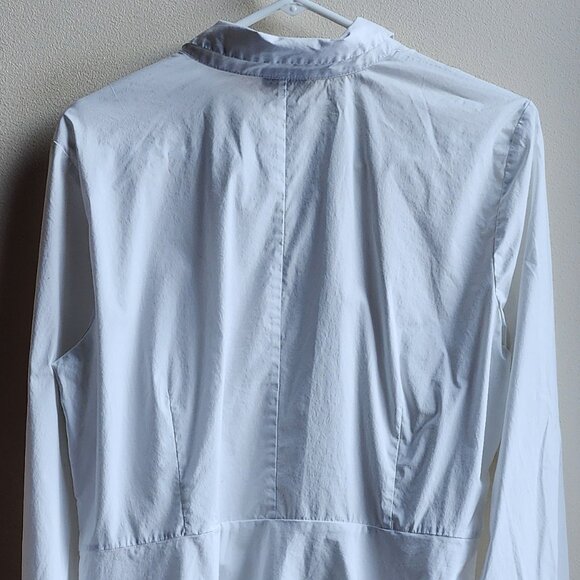 Talbots Crisp White Cotton Blend Button Down Shirt Size 16 - Picture 13 of 15